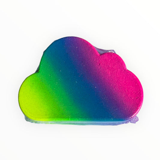 rainbow cloud bath bomb